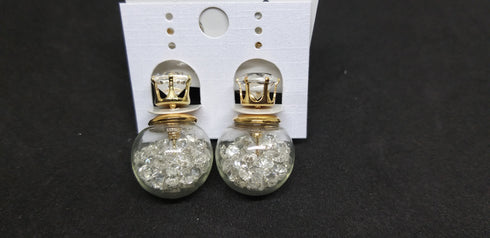 Glass Earring Jewellery (available in 8 colours)